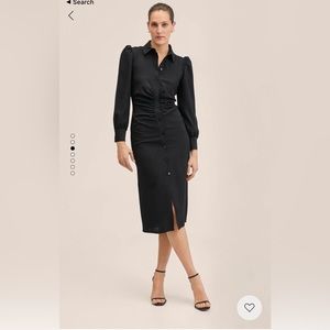 Mango Black Dress